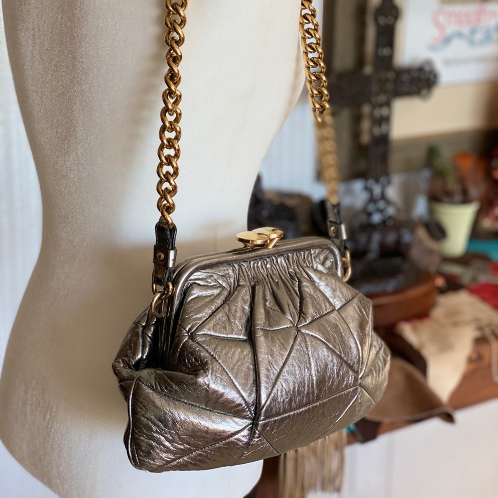 Marc Jacobs Metallic Silver & Gold Purse